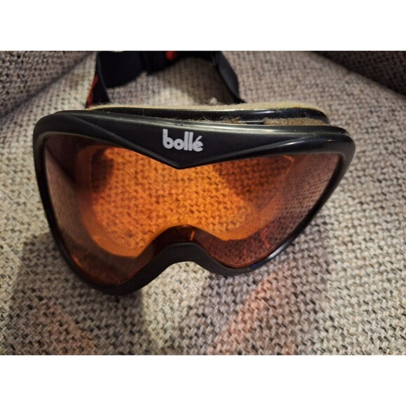 Bolle Chrono Sun UV Goggles Vermillion Red Lens Safety Tactical Ski Snow Strap - Picture 4 of 8